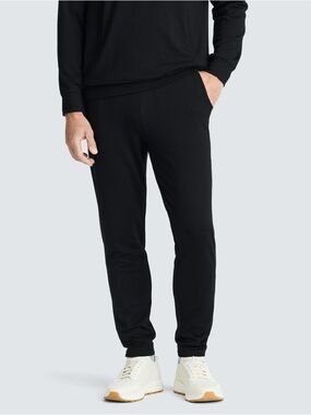 Unbound Merino Transit Sweatpants Black Minimal Lounge Tencel Wool Spandex Blend